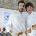 Jordi Cruz y David Andrés, del restaurante ABaC de Barcelona.-FERRAN NADEU