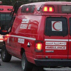 Servicio de ambulancias de Marruecos.-