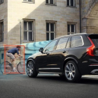 El Volvo CX90 que usará Uber, en acción.-