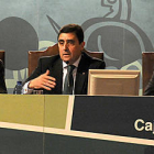 Anselmo García, Carlos Martínez junto al tesorero. / A. M. -