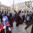 Procesión del Jueves Santo ayer por las calles de la capital.-