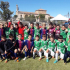 Los jugadores del San José alevín junto a los canteranos de Barça que disputaron la final de la Pinares Cup.-D.S.