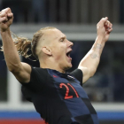 Vida celebra el pase a la final ante Inglaterra.-/ AP / ALASTAIR GRANT