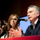 El presidente de Argentina, Mauricio Macri, en rueda de prensa.-EUROPA PRESS