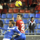 Satrústegui jugó en noviembre ante el Almería su último partido con el Numancia. / Diego Mayor-