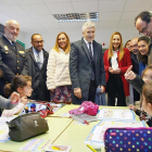 El ministro visitó la localidad de Berlanga de Duero y ofreció una charla sobre Constitución en el CRA-Mario Tejedor