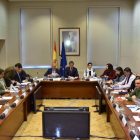 Reunión de los estibadores con el Gobierno.-