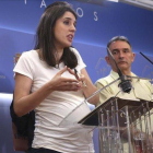 La portavoz de Unidas Podemos en el Congreso, Irene Montero.-DAVID CASTRO