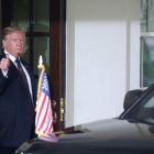 El presidente de los Estados Unidos, Donald Trump, en la Casa Blanca.-REUTERS