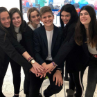Los alumnos ganadores de la fase provincial.-HDS