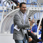 El técnico del Numancia, Pablo Machín. / DIEGO MAYOR-