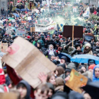 Las protestas multitudinarias contra el cambio climático en Bruselas EFE EPA STEPHANIE LECOCQ-EPA