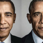 El fotógrafo free-lance Dan Winters retrata a Obama ocho años después.-EL PERIÓDICO
