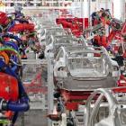 Factoría de Tesla de producción de coches eléctricos.-