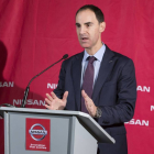 El consejero director general y vicepresidente de Operaciones Industriales de Nissan en España, Frank Torres, informa del estado de las negociaciones con los representantes de los trabajadores-Efe