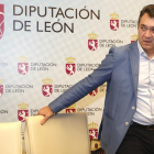 El presidente de la Diputación de León, Juan Martínez Majo, presenta el Plan Especial de Infraestructuras y Redes-ICAL