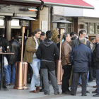 Un bar de la capital con varias setas. / V.G.-