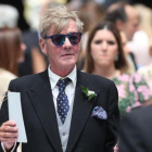 Ernesto de Hannover sale de la iglesia de San Pedro, tras asistir a la boda de su hijo, el principe Christian de Hannover y la joven peruana Alessandra de Osma, el pasado 16 de marzo.-EFE / ERNESTO ARIAS