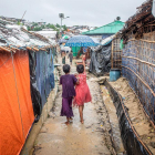 Niños rohinyás en Bangladés.-RICARD GARCIA VILANOVA