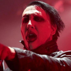 Marilyn Manson, durante un concierto en el 2015.-AP / OWEN SWEENEY