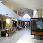 Zona de espera y servicios de la estación de autobuses de Soria.-ÁLVARO MARTÍNEZ