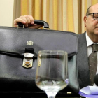 El presidente del Tribunal de Cuentas, Ramón Álvarez de Miranda, en una comparecencia en el Congreso.-JUAN MANUEL PRATS