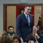 Pedro Sánchez comparece tras el primer Consejo de Ministros de la legislatura.-DAVID CASTRO