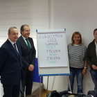 Presentación de los números ganadores del sorteo del Eurocentrín 2023 en Soria. HDS