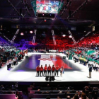 Desfile de los equipos en la inauguración de la Copa Davis en Madrid.-EUROPA PRESS