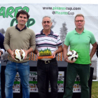 Palacios, González, Romero, Faricle y  Gonzalo en la presentación de la IV edición de la Pinares Cup.-Álvaro Martínez