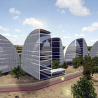 Recreación de la Cúpula de la Energía que se ubicará en la Ciudad del Medio Ambiente, en Soto de Garray. / CONSORCIO CMA-