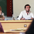 Primera sesión del seminario del CIAM sobre Sánchez Ferlosio, ayer, en el convento de la Merced.-Mario Tejedor