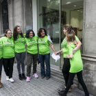 Trabajadoras del sector hotelero y miembros de la asociación Las Kellys.-JOAN PUIG