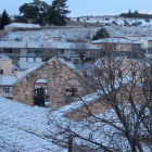La nieve llega a la capital abulense-Ical