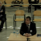 El exdirector general de los Mossos Pere Soler durante su declaración en el juicio que se celebra en la Audiencia Nacional.-