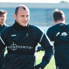 Roman Zozulya, en un entrenamiento del Albacete.-@ALBACETEBPSAD