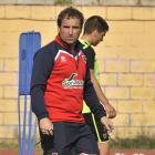 El técnico del Numancia, Jagoba Arrasate.-VALENTÍN GUISANDE