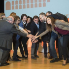 Albert Rivera al final del acto de Ciutadans en el Palau de Congressos de Tarragona.-JOAN REVILLAS