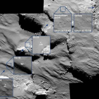 magen facilitada por la Agencia Espacial Europea (ESA) hoy 17 de noviembre de 2014 que muestra el aterrizaje del módulo Philae sobre la superficie del cometa 67P/Churyumov-Gerasimenko-Foto: EFE