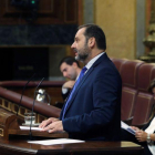 El ministro de Fomento, José Luis Ábalos, durante una intervención en el Congreso.-BALLESTEROS (EFE)