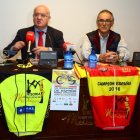 José Ramón Huerta y Alfredo Córdova durante la presentación del Nacional del día 28.-Álvaro Martínez