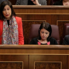 Margarita Robles en el pleno del Congreso de los Diputados.-/ JOSÉ LUIS ROCA