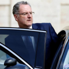 Richard Ferrand sale del Elíseo tras el Consejo de Ministros de este martes.-REUTERS / CHARLES PLATIAU