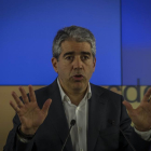 Francesc Homs, valorando los resultados del pasado 26-J, el pasado 27 de junio.-CARLOS MONTAÑÉS