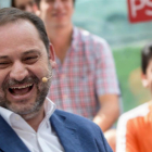 El ministro de Fomento, José Luís Ábalos, en un acto de los socialistas catalanes en LHospitalet de Llobregat, este sábado-EFE