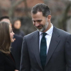 Los reyes Felipe y Letizia.-