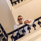 Risto Mejide, en las instalaciones de su agencia, Aftershare TV, en Barcelona, este jueves antes de la entrevista para hablar de su último libro, 'X'.-RICARD FADRIQUE