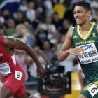 Wayde van Niekerk, cuando ganó el oro mundialista de 400 metros en Pekín 2015.-AP / LEE JIN-MAN