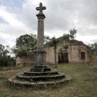 Cementerio de La Muedra, lo poco del pueblo que no anegó el embalse de Cuerda del Pozo. HDS