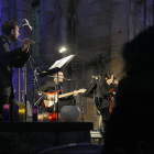 Concierto de música renacentista, ayer, en las ruinas de San Nicolás.-DIEGO MAYOR